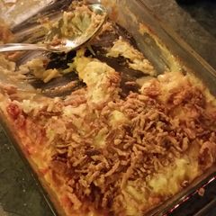 A picture of BUFFALO CHICKEN CASSEROLE.