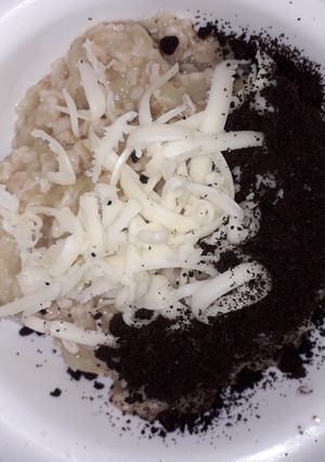 Foto resep Oat apel tabur keju oreo/Mpasi 9M++