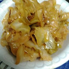 A picture of Fried cabbage.