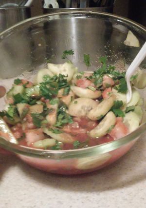 A picture of Easy shrimp cocktail.