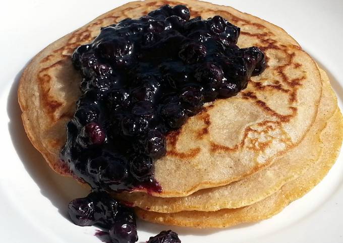 Pancake Top Blueberry  Compote