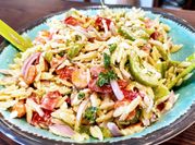 A picture of cherry tomato pasta