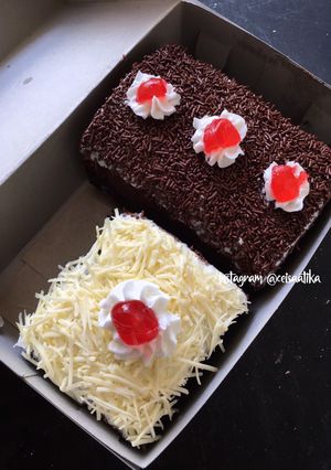Foto resep Brownies Kukus Putih Telur Mudah