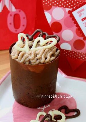 A picture of Chocolate Mont Blanc.