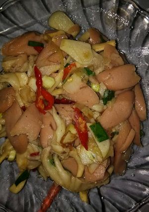 Foto resep Oseng jamur sosis
