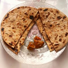 A picture of Sattu Paratha.