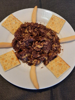 Una foto de Revuelto de Morcilla de Cebolla