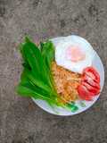 Nasi Goreng Sosis Telur Ceplok