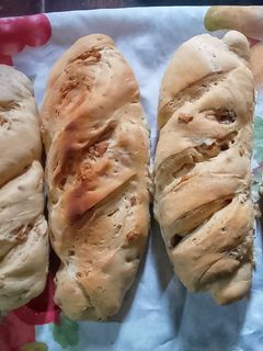 Una foto de Pan casero con chicharrón