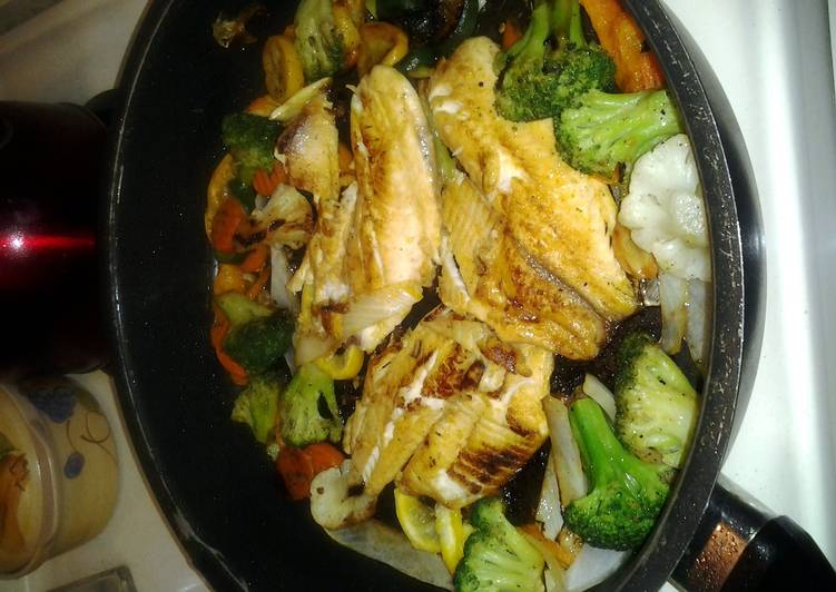 Simple Ways To Keep Your Sanity While You grilled lemon tilapia w/veggies