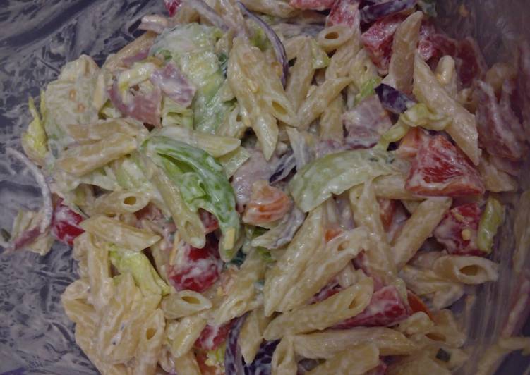 Steps to Prepare Super Quick Homemade BLT pasta salad