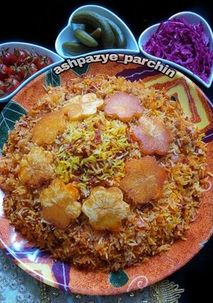 عکسی از دستور کلم پلو تهرانی 🌸