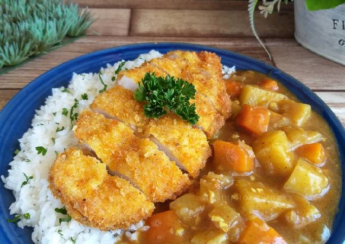 Japanese Chicken Katsu Curry Rice ☆Minggu 19☆