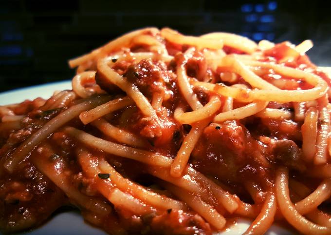 Meat sauce for spaghetti
