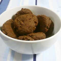 A picture of Okara Cookie with Cocoa Powder.