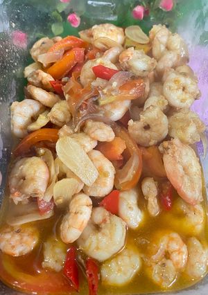 Foto resep Udang tumis simple
