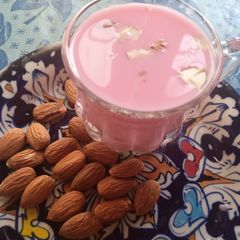 Kashmiri chai, Pink Tea A picture of Kashmiri chai, Pink Tea.