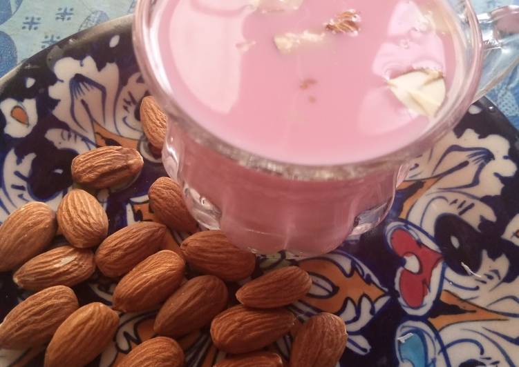 Steps to Prepare Quick Kashmiri chai, Pink Tea