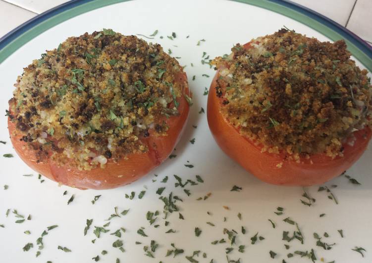 Easiest Way to Prepare Ultimate Savory Stuffed Tomatoes