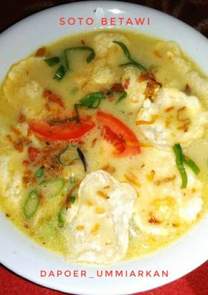 Foto resep Soto betawi sederhana