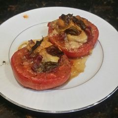 A picture of Brad's Caesar tomatoes.