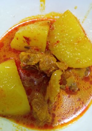 Foto resep Gulai daging dan kentang