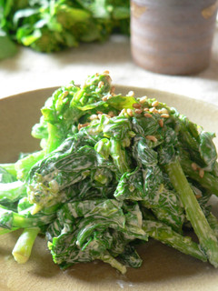 A picture of Broccolini Tossed in Wasabi-Mayo.