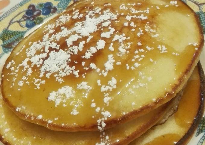 Pam's fluffy pancakes... Recipe