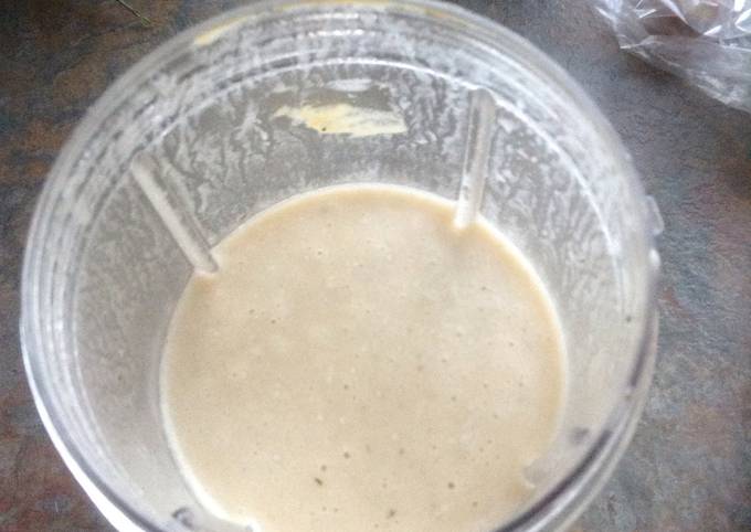 banana peanut butter smoothie Recipe