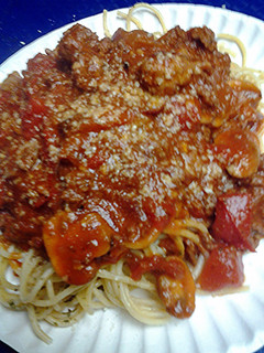 A picture of Pretty fresh spaghetti.