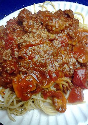 A picture of Pretty fresh spaghetti.