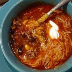 A picture of Taco Soup.