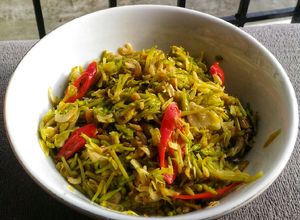 Foto resep Tumis bunga pepaya / kates no pahit