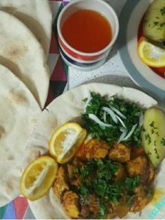 عکسی از دستور نان پیتا