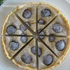 A picture of Rich and Easy Chestnut Tart with Healthy Tart Crust.