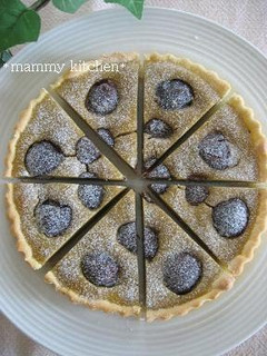A picture of Rich and Easy Chestnut Tart with Healthy Tart Crust.