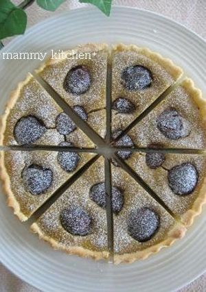 A picture of Rich and Easy Chestnut Tart with Healthy Tart Crust.