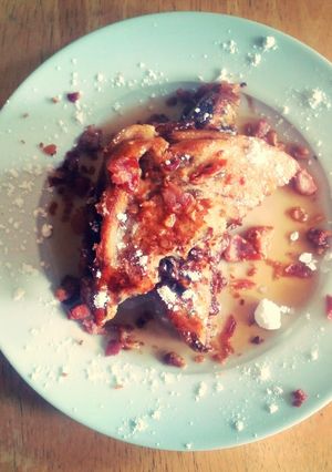 A picture of Aunt Flo Nutella French Toast.
