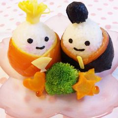 A picture of Temari Sushi for Doll Festival.