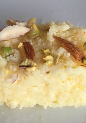 A picture of Kalakand sweet.