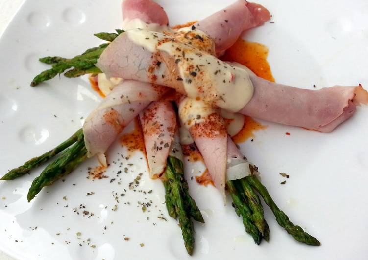 Simple Way to Make Quick Ham Wrapped Asparagus