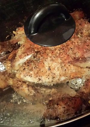 A picture of Crockpot Roasted Chicken.