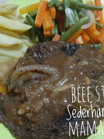 Langkah Mudah untuk Membikin Resep Beef Steak Sederhana yang Enak Banget Anti Ribet, Mantap Sekali