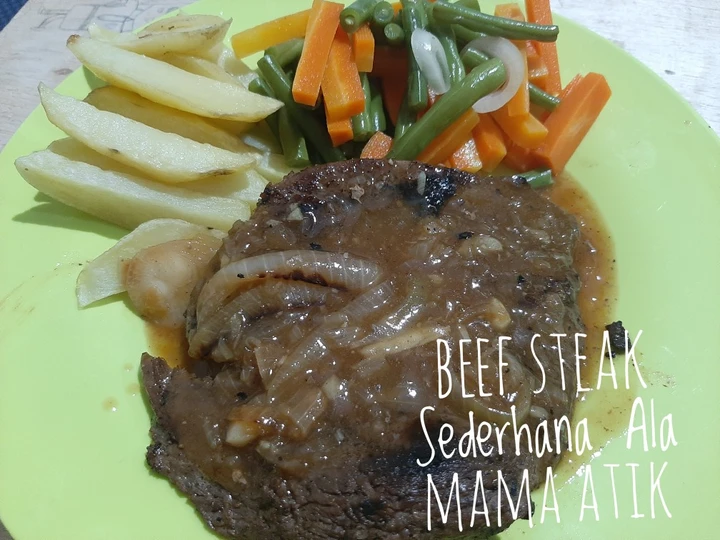 Langkah Mudah untuk Membikin Resep Beef Steak Sederhana yang Enak Banget Anti Ribet, Mantap Sekali