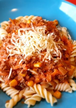 A picture of Creamy bolognese.