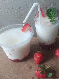 Foto resep Korean Strawberry Milk