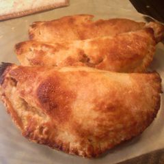 A picture of sunshine's apple turnovers.