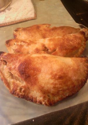 A picture of sunshine's apple turnovers.