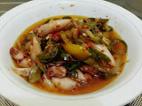 Tumis cumi +pete cabe hijau
