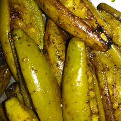 A picture of Pointed gourd fry.